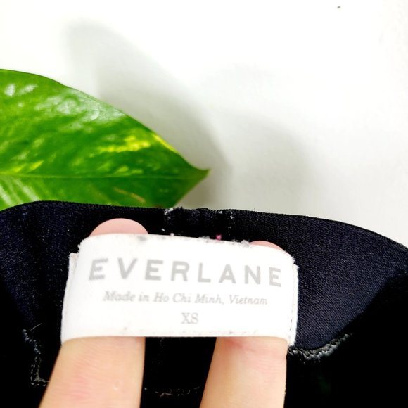 EVERLANE Women Grey Black Jogger Skinny Pants XS Sweatpants Fitted Slim - Picture 2 of 10